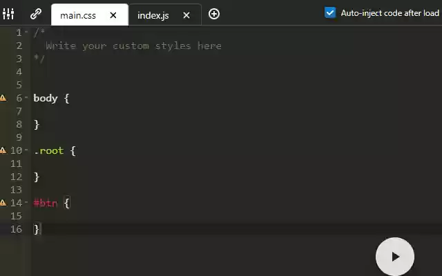 Inject Code from Chrome web store to be run with OffiDocs Chromium online Inject Code from Chrome web store to be run with OffiDocs Chromium online