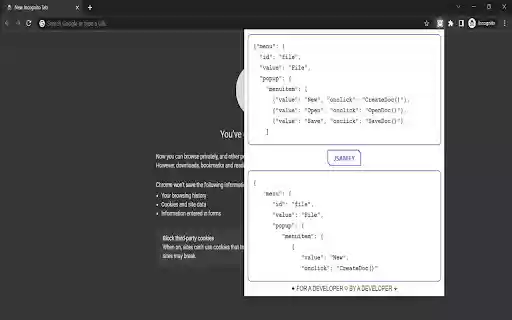 JSANIFY from Chrome web store to be run with OffiDocs Chromium online JSANIFY from Chrome web store to be run with OffiDocs Chromium online
