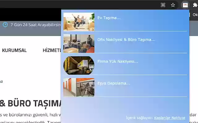 Kaplanlar Nakliyat from Chrome web store to be run with OffiDocs Chromium online Kaplanlar Nakliyat from Chrome web store to be run with OffiDocs Chromium online