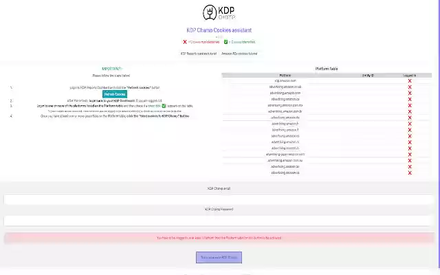 KDP Champ Cookies assistant from Chrome web store to be run with OffiDocs Chromium online KDP Champ Cookies assistant from Chrome web store to be run with OffiDocs Chromium online