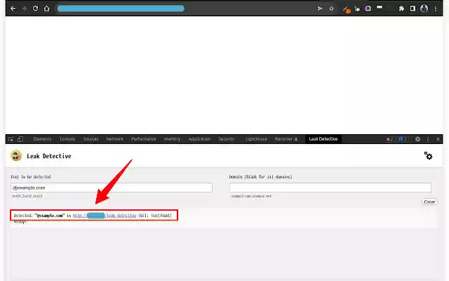 Leak Detective from Chrome web store to be run with OffiDocs Chromium online Leak Detective from Chrome web store to be run with OffiDocs Chromium online