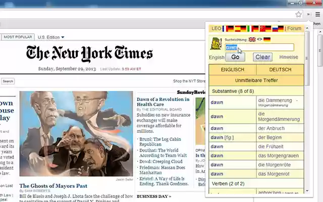 LEO.org simple translator from Chrome web store to be run with OffiDocs Chromium online LEO.org simple translator from Chrome web store to be run with OffiDocs Chromium online