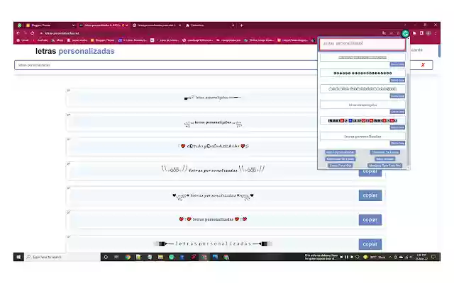 letras personalizadas from Chrome web store to be run with OffiDocs Chromium online letras personalizadas from Chrome web store to be run with OffiDocs Chromium online