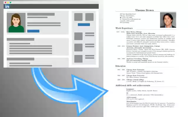 Linkedin to CV by Seeveeze from Chrome web store to be run with OffiDocs Chromium online Linkedin to CV by Seeveeze from Chrome web store to be run with OffiDocs Chromium online
