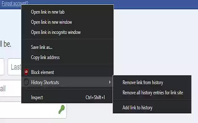 Link History Shortcuts from Chrome web store to be run with OffiDocs Chromium online Link History Shortcuts from Chrome web store to be run with OffiDocs Chromium online