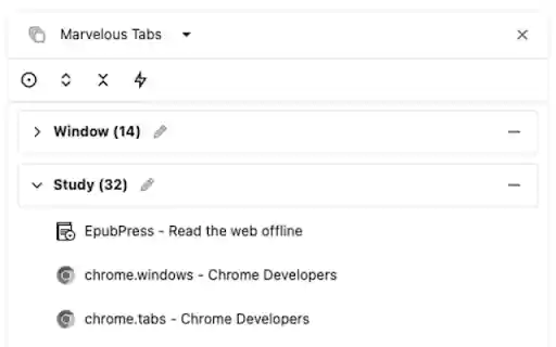 Marvelous Tabs from Chrome web store to be run with OffiDocs Chromium online Marvelous Tabs from Chrome web store to be run with OffiDocs Chromium online
