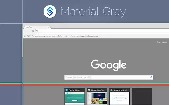 Material Gray from Chrome web store to be run with OffiDocs Chromium online Material Gray from Chrome web store to be run with OffiDocs Chromium online