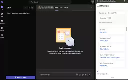 Meeting Translator English to Multilingual from Chrome web store to be run with OffiDocs Chromium online Meeting Translator English to Multilingual from Chrome web store to be run with OffiDocs Chromium online