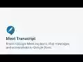 Meet Transcript from Chrome web store to be run with OffiDocs Chromium online Meet Transcript from Chrome web store to be run with OffiDocs Chromium online