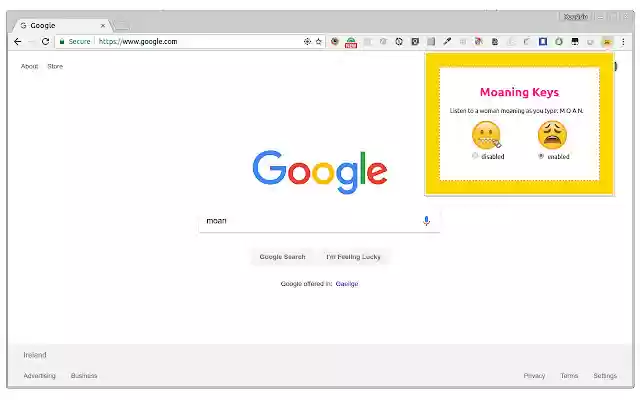 Moaning Keys from Chrome web store to be run with OffiDocs Chromium online Moaning Keys from Chrome web store to be run with OffiDocs Chromium online
