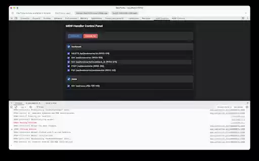 MSW DevTools Controller from Chrome web store to be run with OffiDocs Chromium online MSW DevTools Controller from Chrome web store to be run with OffiDocs Chromium online