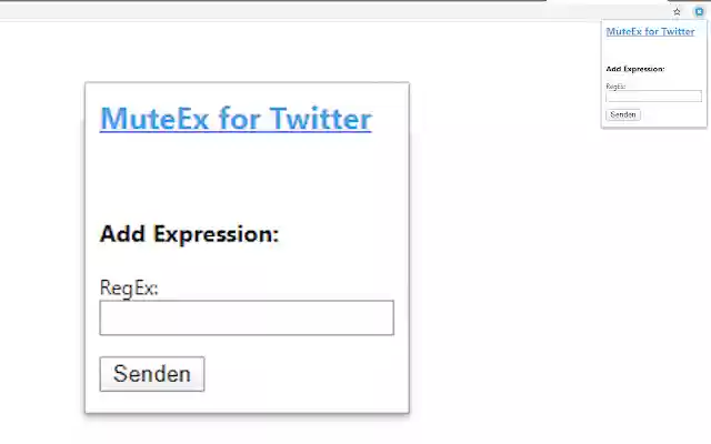 MuteEx for Twitter from Chrome web store to be run with OffiDocs Chromium online MuteEx for Twitter from Chrome web store to be run with OffiDocs Chromium online