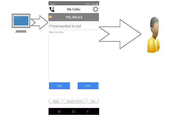 MyCaller Smartphone connection from Chrome web store to be run with OffiDocs Chromium online MyCaller Smartphone connection from Chrome web store to be run with OffiDocs Chromium online