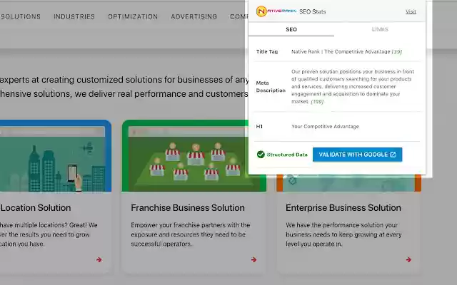 NativeRank SEO Stats from Chrome web store to be run with OffiDocs Chromium online NativeRank SEO Stats from Chrome web store to be run with OffiDocs Chromium online