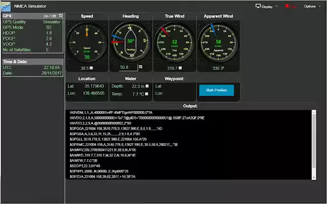 NMEA Simulator from Chrome web store to be run with OffiDocs Chromium online NMEA Simulator from Chrome web store to be run with OffiDocs Chromium online