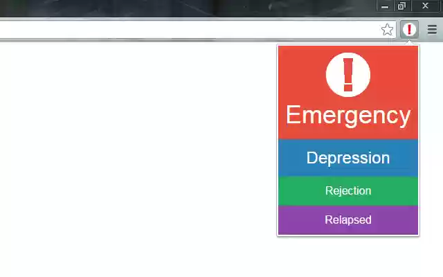 NoFap Panic Button from Chrome web store to be run with OffiDocs Chromium online NoFap Panic Button from Chrome web store to be run with OffiDocs Chromium online