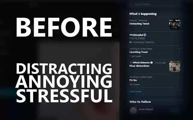 No More Feed More Focus, Happier Scrolling from Chrome web store to be run with OffiDocs Chromium online No More Feed More Focus, Happier Scrolling from Chrome web store to be run with OffiDocs Chromium online