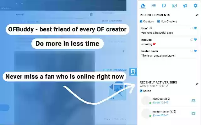 OFBuddy for OnlyFans Creators from Chrome web store to be run with OffiDocs Chromium online OFBuddy for OnlyFans Creators from Chrome web store to be run with OffiDocs Chromium online