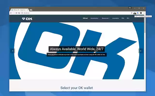 Okcash Price Ticker from Chrome web store to be run with OffiDocs Chromium online Okcash Price Ticker from Chrome web store to be run with OffiDocs Chromium online