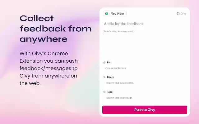 Olvy Chrome Extension from Chrome web store to be run with OffiDocs Chromium online Olvy Chrome Extension from Chrome web store to be run with OffiDocs Chromium online