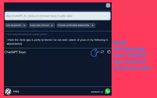OpenAI ChatGPT For TT from Chrome web store to be run with OffiDocs Chromium online OpenAI ChatGPT For TT from Chrome web store to be run with OffiDocs Chromium online