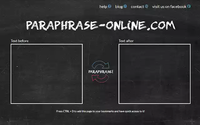 Paraphrase Online from Chrome web store to be run with OffiDocs Chromium online Paraphrase Online from Chrome web store to be run with OffiDocs Chromium online