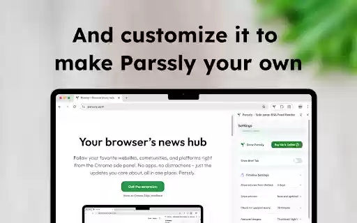 Parssly Side panel RSS Feed Reader from Chrome web store to be run with OffiDocs Chromium online Parssly Side panel RSS Feed Reader from Chrome web store to be run with OffiDocs Chromium online