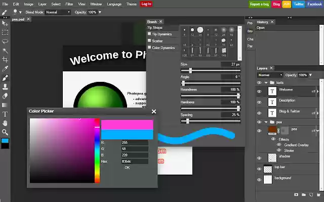 Photopea from Chrome web store to be run with OffiDocs Chromium online Photopea from Chrome web store to be run with OffiDocs Chromium online