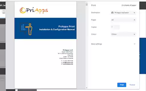 PriApps Print Extension 2 from Chrome web store to be run with OffiDocs Chromium online PriApps Print Extension 2 from Chrome web store to be run with OffiDocs Chromium online