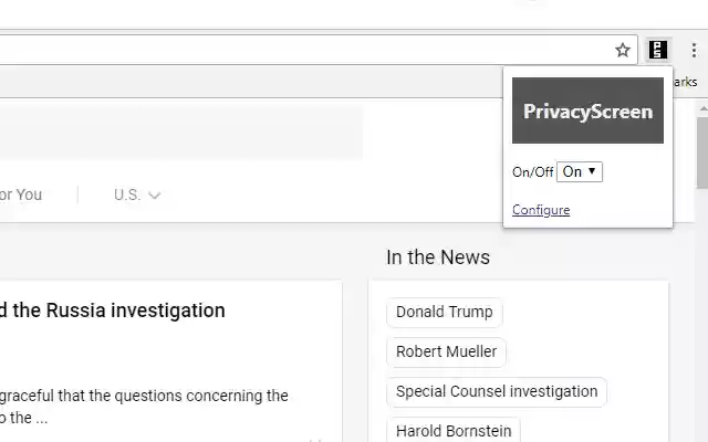 PrivacyScreen from Chrome web store to be run with OffiDocs Chromium online PrivacyScreen from Chrome web store to be run with OffiDocs Chromium online