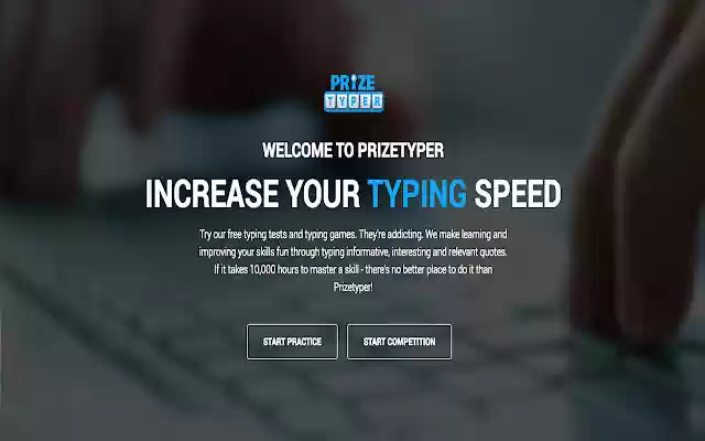 Prizetyper from Chrome web store to be run with OffiDocs Chromium online Prizetyper from Chrome web store to be run with OffiDocs Chromium online