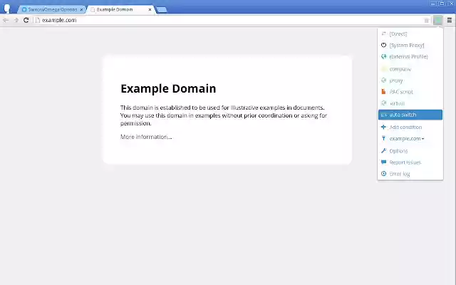 Proxy SwitchyOmega from Chrome web store to be run with OffiDocs Chromium online Proxy SwitchyOmega from Chrome web store to be run with OffiDocs Chromium online