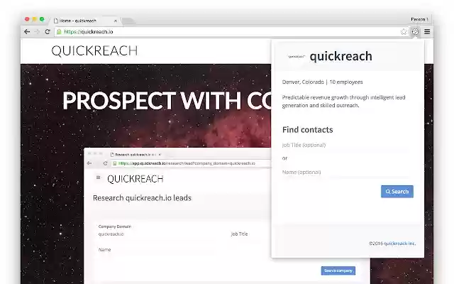 QuickReach from Chrome web store to be run with OffiDocs Chromium online QuickReach from Chrome web store to be run with OffiDocs Chromium online