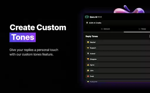 Qura AI Instant AI Replies for Social Media from Chrome web store to be run with OffiDocs Chromium online Qura AI Instant AI Replies for Social Media from Chrome web store to be run with OffiDocs Chromium online