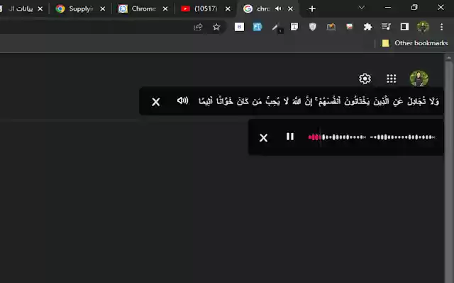 Quran Snippets from Chrome web store to be run with OffiDocs Chromium online Quran Snippets from Chrome web store to be run with OffiDocs Chromium online