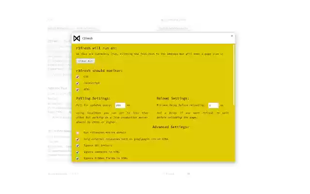 r3fresh from Chrome web store to be run with OffiDocs Chromium online r3fresh from Chrome web store to be run with OffiDocs Chromium online