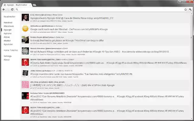 Realtimetter from Chrome web store to be run with OffiDocs Chromium online Realtimetter from Chrome web store to be run with OffiDocs Chromium online