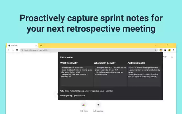 Retro Notes from Chrome web store to be run with OffiDocs Chromium online Retro Notes from Chrome web store to be run with OffiDocs Chromium online