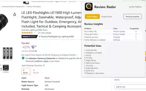 Review Radar from Chrome web store to be run with OffiDocs Chromium online Review Radar from Chrome web store to be run with OffiDocs Chromium online