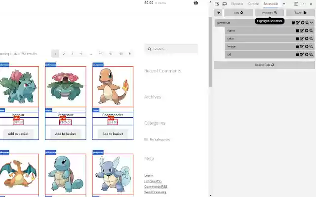 SelectorLib from Chrome web store to be run with OffiDocs Chromium online SelectorLib from Chrome web store to be run with OffiDocs Chromium online