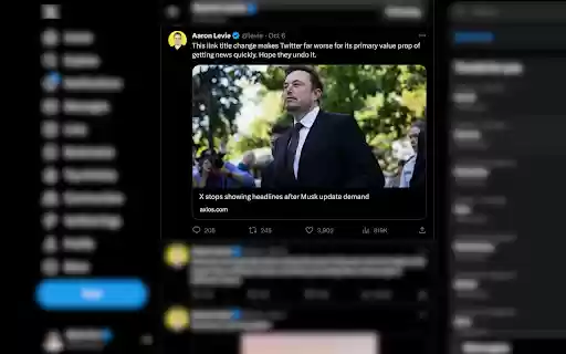 Show Titles In X (formerly Twitter) Links from Chrome web store to be run with OffiDocs Chromium online Show Titles In X (formerly Twitter) Links from Chrome web store to be run with OffiDocs Chromium online