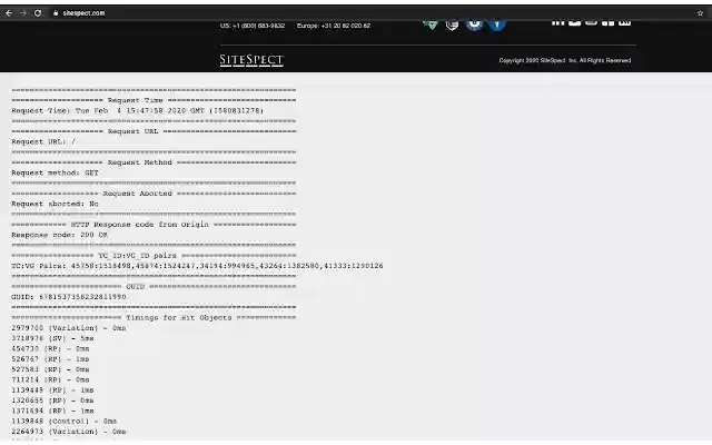 SiteSpect debug headers from Chrome web store to be run with OffiDocs Chromium online SiteSpect debug headers from Chrome web store to be run with OffiDocs Chromium online