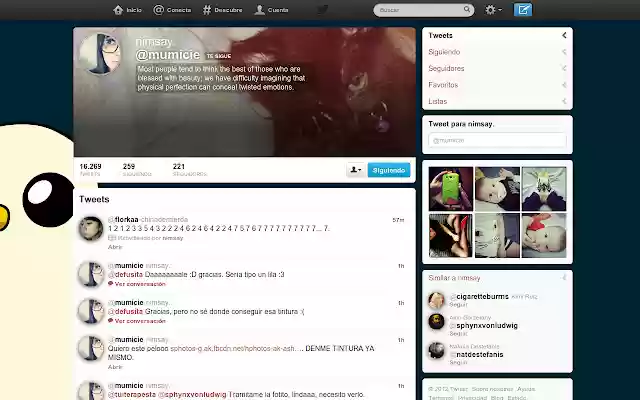 Small changes to NewTwitter from Chrome web store to be run with OffiDocs Chromium online Small changes to NewTwitter from Chrome web store to be run with OffiDocs Chromium online