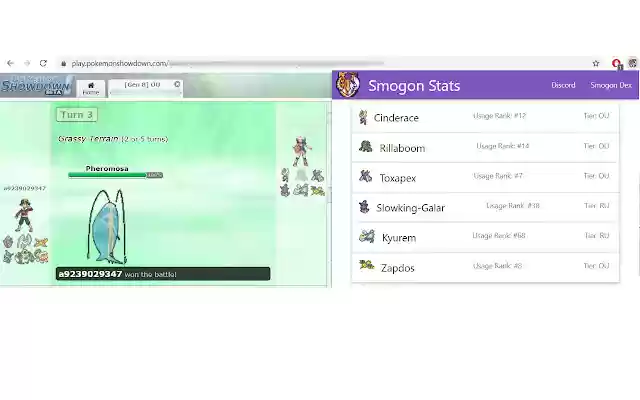 Smogon Stats from Chrome web store to be run with OffiDocs Chromium online Smogon Stats from Chrome web store to be run with OffiDocs Chromium online