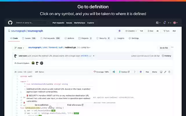 Sourcegraph from Chrome web store to be run with OffiDocs Chromium online Sourcegraph from Chrome web store to be run with OffiDocs Chromium online
