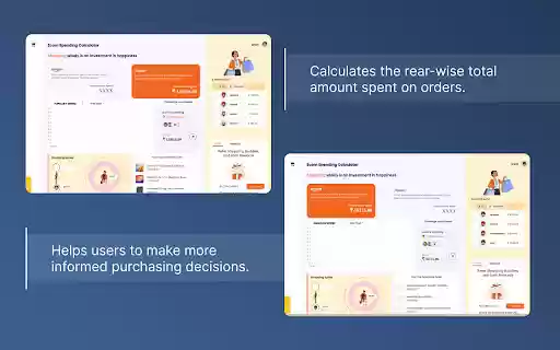 Spending Calculator for Amazon™ and Flipkart™ from Chrome web store to be run with OffiDocs Chromium online Spending Calculator for Amazon™ and Flipkart™ from Chrome web store to be run with OffiDocs Chromium online