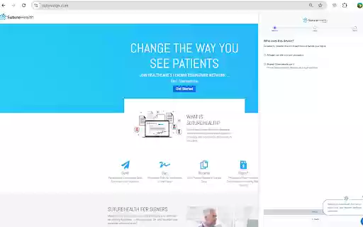 SutureHealth CONNECT from Chrome web store to be run with OffiDocs Chromium online SutureHealth CONNECT from Chrome web store to be run with OffiDocs Chromium online