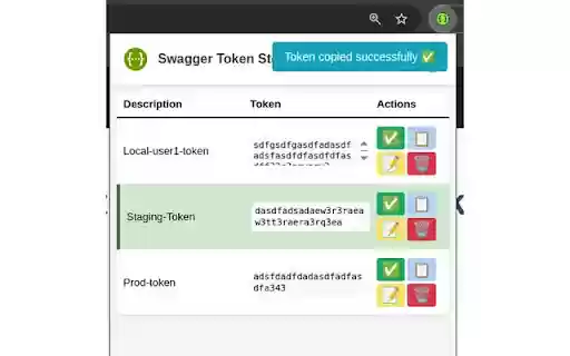 Swagger Token Store from Chrome web store to be run with OffiDocs Chromium online Swagger Token Store from Chrome web store to be run with OffiDocs Chromium online