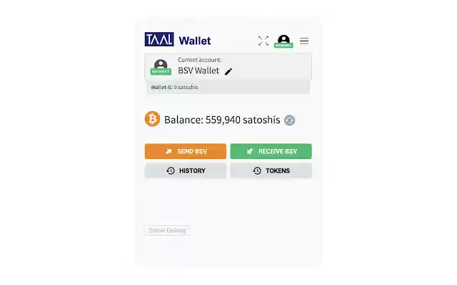TAAL Wallet from Chrome web store to be run with OffiDocs Chromium online TAAL Wallet from Chrome web store to be run with OffiDocs Chromium online