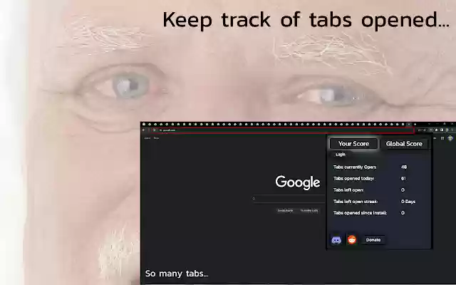TabCounter from Chrome web store to be run with OffiDocs Chromium online TabCounter from Chrome web store to be run with OffiDocs Chromium online